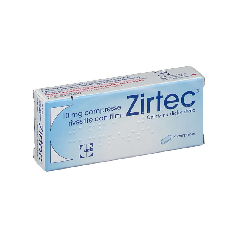 Zirtec 10mg 7 comprimés