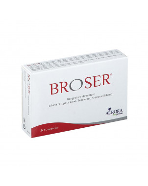 Broser 20 Tabletten Nahrungsergänzungsmittel zur Bekämpfung von Wassereinlagerungen