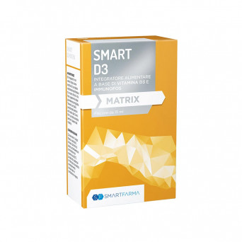 Smart D3 Matrix gocce 15 ml integratore alimentare a base di vitamina D3 e Immunofos