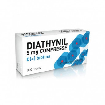 Diathynil 5 mg 30 tablets indications relating to skin conditions, acne and alopecia of various kinds.