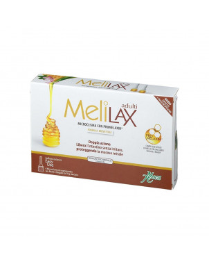 Melilax adulti 6 microclismi doppia azione, libera l'intestino senza irritare, proteggendo la mucosa rettale.