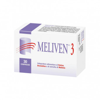 Meliven 3 integratore alimentare 30 compresse per il benessere del microcircolo