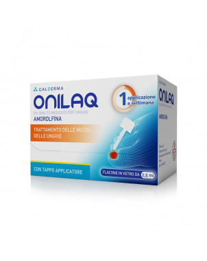 Onilaq 5% esmalte de uñas medicinal 2,5 ml tratamiento de la micosis