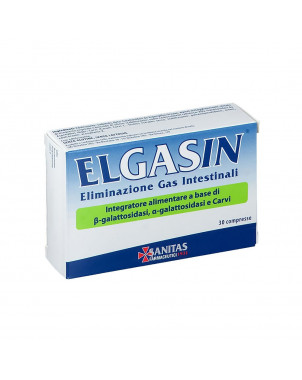 Elgasin 30 comprimidos complemento alimenticio Eliminación de gases intestinales