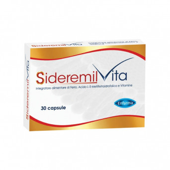 Sideremil Vita 30 capsule Integratore alimentare utile per affrontare i casi di diminuito apporto con la dieta