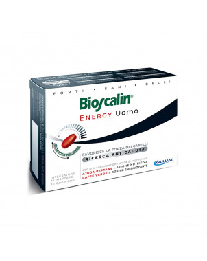 Bioscalin Energy Uomo 30 compresse Integratore alimentare, favorisce la forza dei capelli.