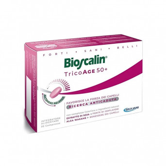 Bioscalin Tricoage 50+ 30 compresse Integratore alimentare favorisce la forza dei capelli donna 50+