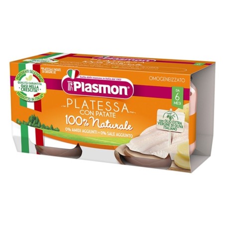 Plasmon
Omogeneizzato
Platessa con patate
100% naturale
6 Mesi+