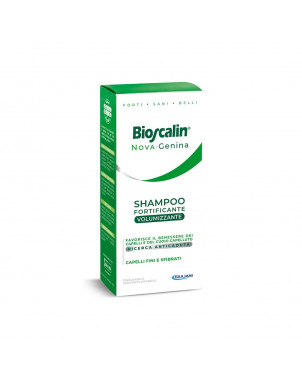 Bioscalin Nova Genina Fortificante Volumizzante shampoo 200 ml Favorisce il benessere dei capelli del cuoio capelluto