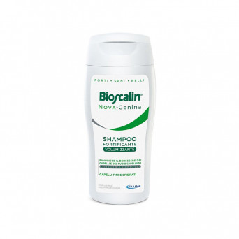 Bioscalin Nova Genina Fortificante Volumizzante shampoo 200 ml Favorisce il benessere dei capelli del cuoio capelluto