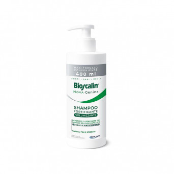 Bioscalin Nova Genina Fortificante Volumizzante shampoo 400 ml Favorisce il benessere dei capelli e del cuoio capelluto