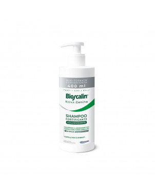 Bioscalin Nova Genina Fortificante Volumizzante botella de champú de 400 ml