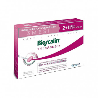 Bioscalin TricoAge 50+ 90 compresse integratore alimentare favorisce la forza dei capelli