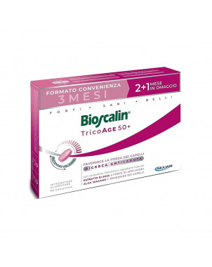 Bioscalin TricoAge 50+ 90 compresse integratore alimentare favorisce la forza dei capelli