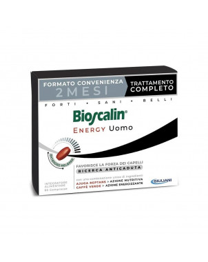 Bioscalin Energy Uomo 60 compresse Integratore alimentare favorisce la forza dei capelli