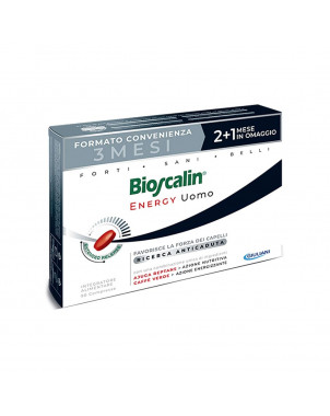 Bioscalin Energy Uomo 90 compresse Integratore alimentare favorisce la forza dei capelli