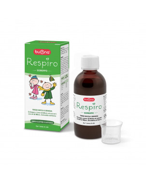 Buona respiro sciroppo 140 ml Indicato per tosse secca e grassa del bambino