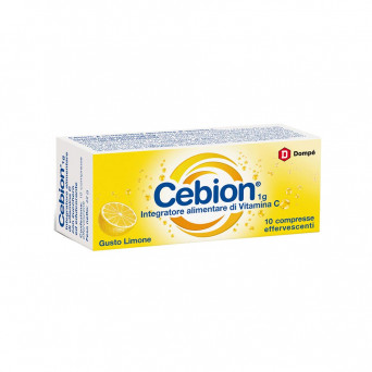 Cebion limone 10 compresse effervescenti Integratore alimentare di vitamina C