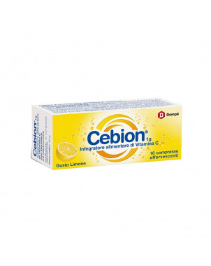 Cebion limone 10 compresse effervescenti Integratore alimentare di vitamina C