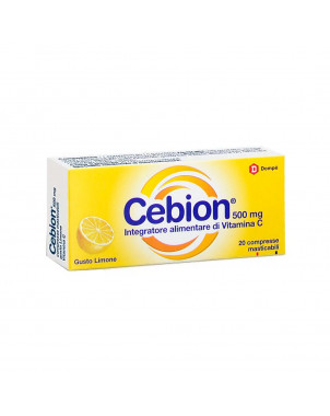 Cebion citron 20 comprimés à croquer Complément alimentaire Vitamine C