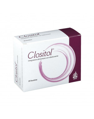 Clositol 20 sachets Food supplement useful as an adjuvant in cases of polycystic ovary syndrome