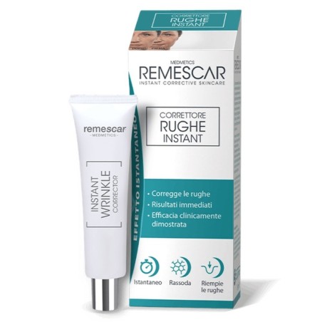 Remescar
Correttore Rughe Istant
Corregge le rughe | risultati immediati | efficacia clinicamente dimostrata.