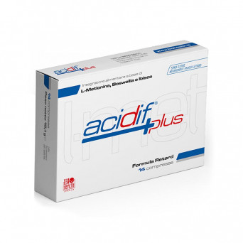 Acidif plus 14 tablets food supplement useful to ensure the well-being of the urinary tract