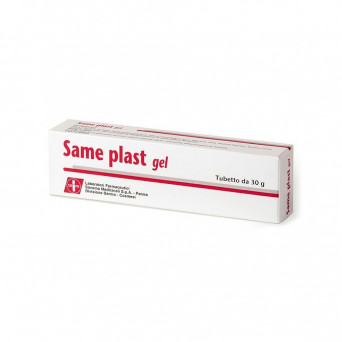 Same plast gel 30 g Indicated for the treatment of thickened skin areas such as scars and keloids