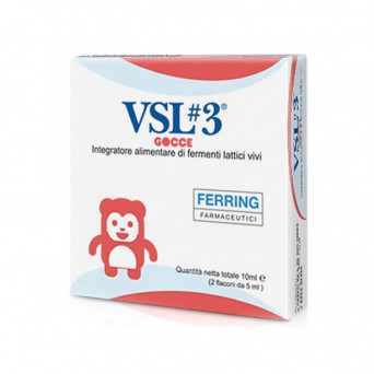 Vsl3 gocce 10 ml Integratore alimentare a base di probiotici per il bambino