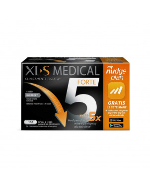 XLS Medical Forte 5 180 cápsulas Pierde peso hasta 5 veces más que solo con dieta