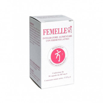 Femelle 30 capsule Integratore alimentare con ingredienti probiotici