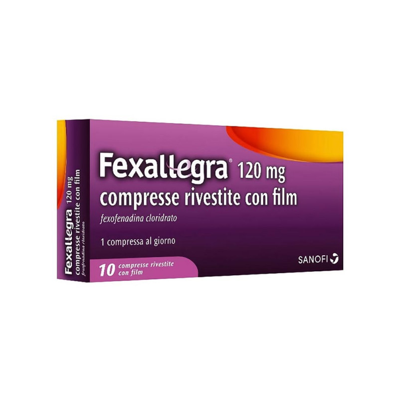 Fexallegra 120 mg 10 coated tablets