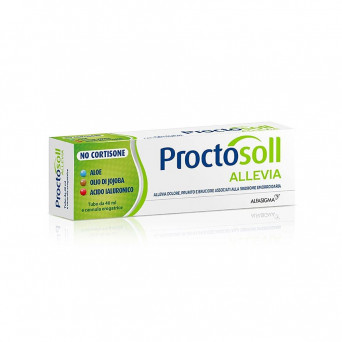 Proctosoll allevia gel 40 ml Alivia el dolor, el picor y el ardor asociados al síndrome hemorroidal