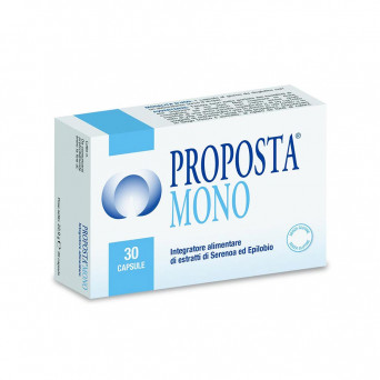 Mono propuesta 30 cápsulas, complemento alimenticio útil para favorecer la funcionalidad de la próstata