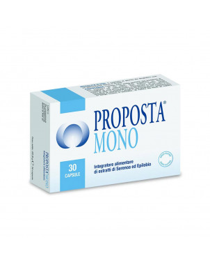 Proposal mono 30 capsules food supplement useful to promote prostate function