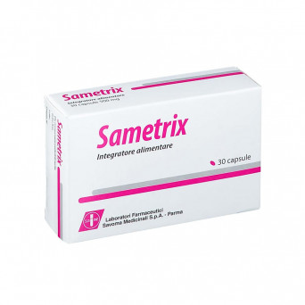 Sametrix 30 cápsulas complemento alimenticio útil para favorecer el trofismo capilar