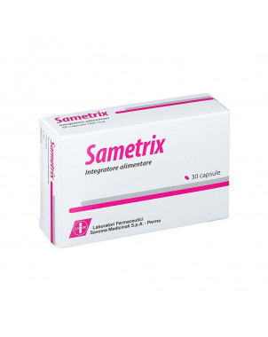 Sametrix 30 capsules food supplement useful for promoting hair trophism