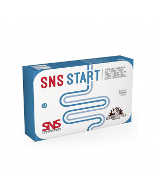 SNS Start 8 capsules food supplement useful for promoting the balance of intestinal bacterial flora