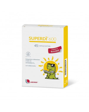 Superdì 600 45 cápsulas Complemento alimenticio a base de vitamina D3 apto para niños