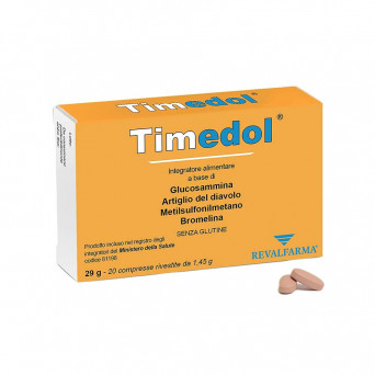 Timedol 20 comprimidos Complemento alimenticio que favorece el bienestar articular