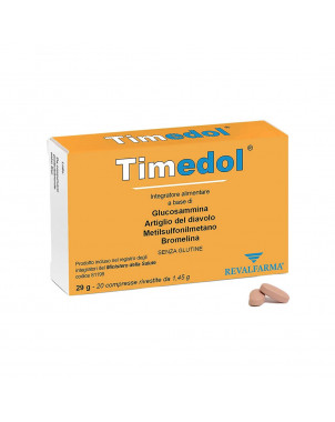 Timedol 20 compresse Integratore alimentare che favorisce il benessere delle articolazioni