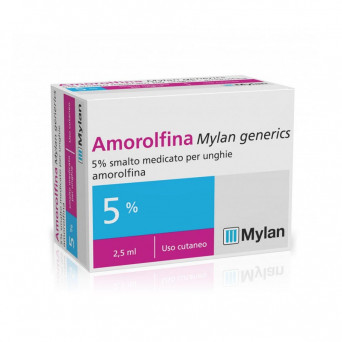 Amorolfina 5% esmalte de uñas medicinal 2,5 ml