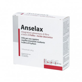 Anselax 14 sachets Useful for regular intestinal motility through Psyllium fibre