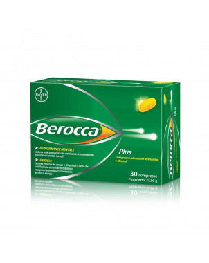 Berocca plus 30 tablets Food supplement of vitamins and minerals