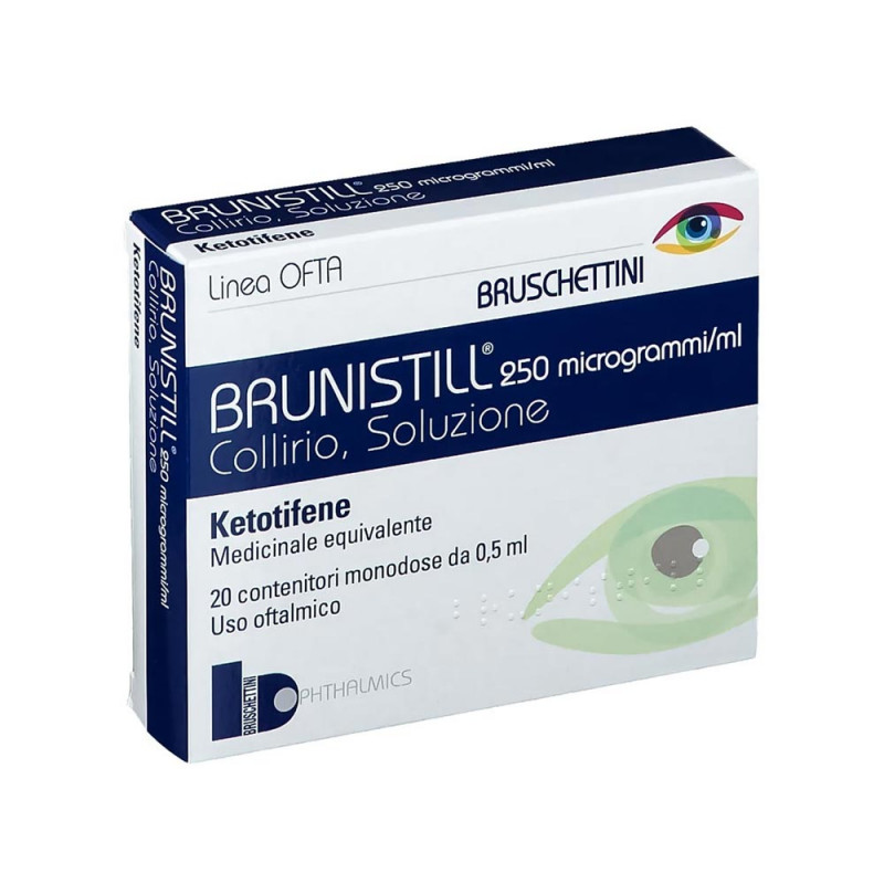 Brunistill Augentropfen 20 Einzeldosis-Durchstechflaschen