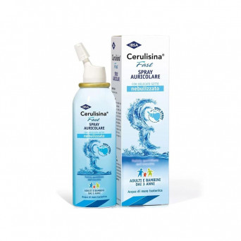 Isotonic sea water, daily ear cleaning, with delicate nebulized jet