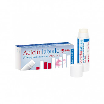 Aciclinlabiale Indicated in the treatment of herpes simplex virus infections of the lips