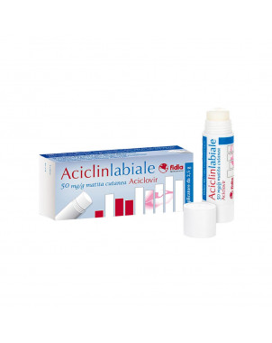 Aciclinlabiale Indicated in the treatment of herpes simplex virus infections of the lips