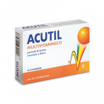 Acutil multivitaminico Integratore alimentare che contribuisce alla riduzione della stanchezza e affaticamento