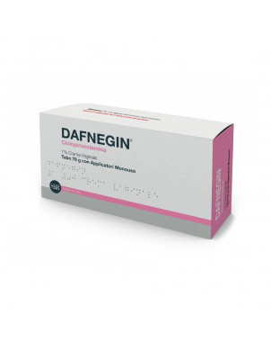 Dafnegin 1% vaginal cream Indicated in the treatment of vulvo-vaginal and perianal conditions caused by Candida